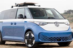 VW ID Buzz LWB รุ่นฐานล้อยาวพิเศษ ก่อนเปิดตัวในสหรัฐฯ ปี 2024 แบตเตอรี่ 91kWh