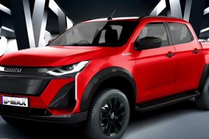 กระบะไฟฟ้าเปิดตัวต้นปี 2025 ISUZU D-MAX EV ไทยเป็นฐานการผลิต * ภาพเรนเดอร์