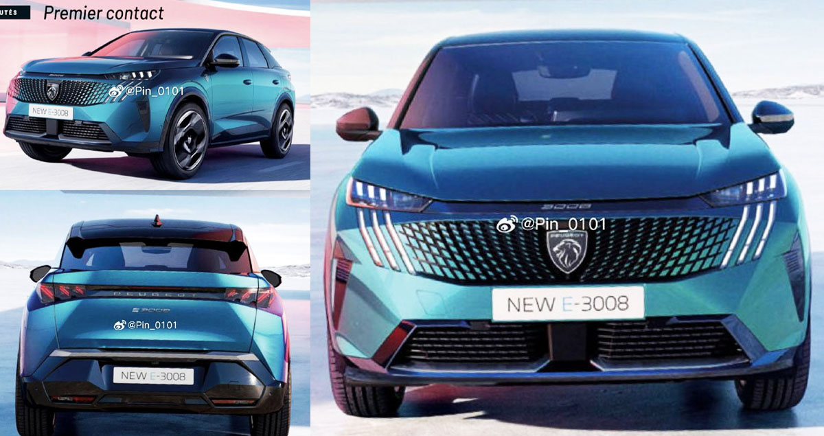 เผยภาพ All-NEW Peugeot E-3008 เจนที่ 3 ปลั๊กอินไฮบริด และ ไฟฟ้า ก่อนเปิดตัว