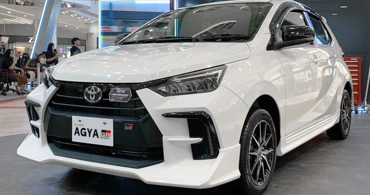 ภาพคันจริง TOYOTA AGYA GR SPORT ราคา 543,000 บาทในอินโดฯ 21 กม./ลิตร