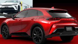 ภาพขนส่งก่อนเปิดตัวตุลาคม ในญี่ปุ่น All-NEW TOYOTA CROWN SPORT SUV HEV ไฮบริดใหม่