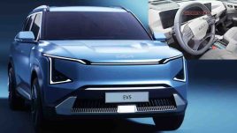 คันจริงภายในห้องโดยสาร NEW KIA EV5 EV เปิดราคาจีน 781,000 บาท  ขนาดตัวถังพอๆกับ CR-V