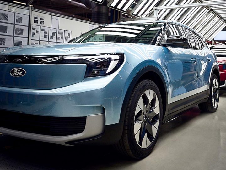 FORD Explorer SUV ไฟฟ้าใหม่ ดำเนินการผลิตอย่างเป็นทางการ ในยุโรป