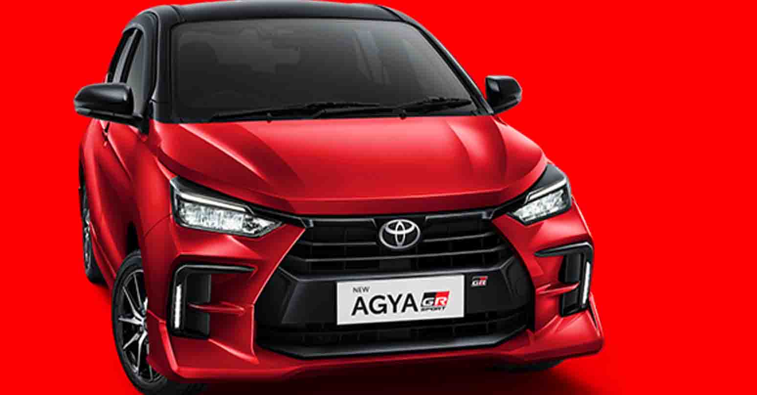 TOYOTA AGYA GR SPORT ราคา 536,000 บาทในอินโดฯ 21 กม./ลิตร