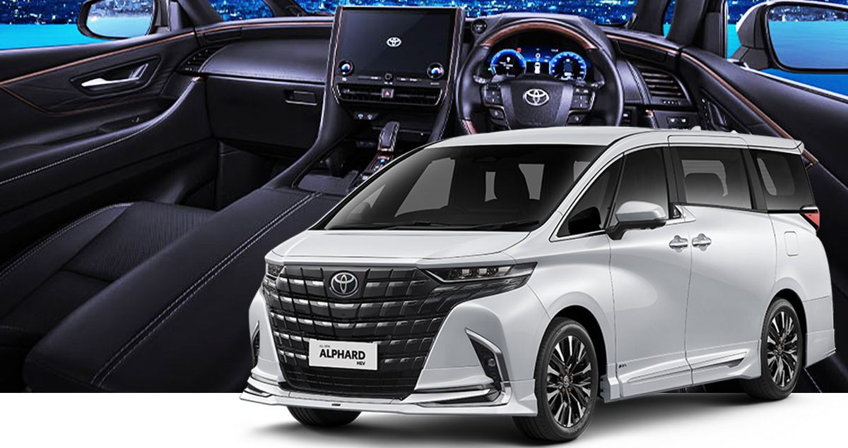 เปิดขายในอินโดฯ 3.21 – 3.92 ล้านบาท ALL NEW TOYOTA ALPHARD HEV 2.5 และ 2.5L