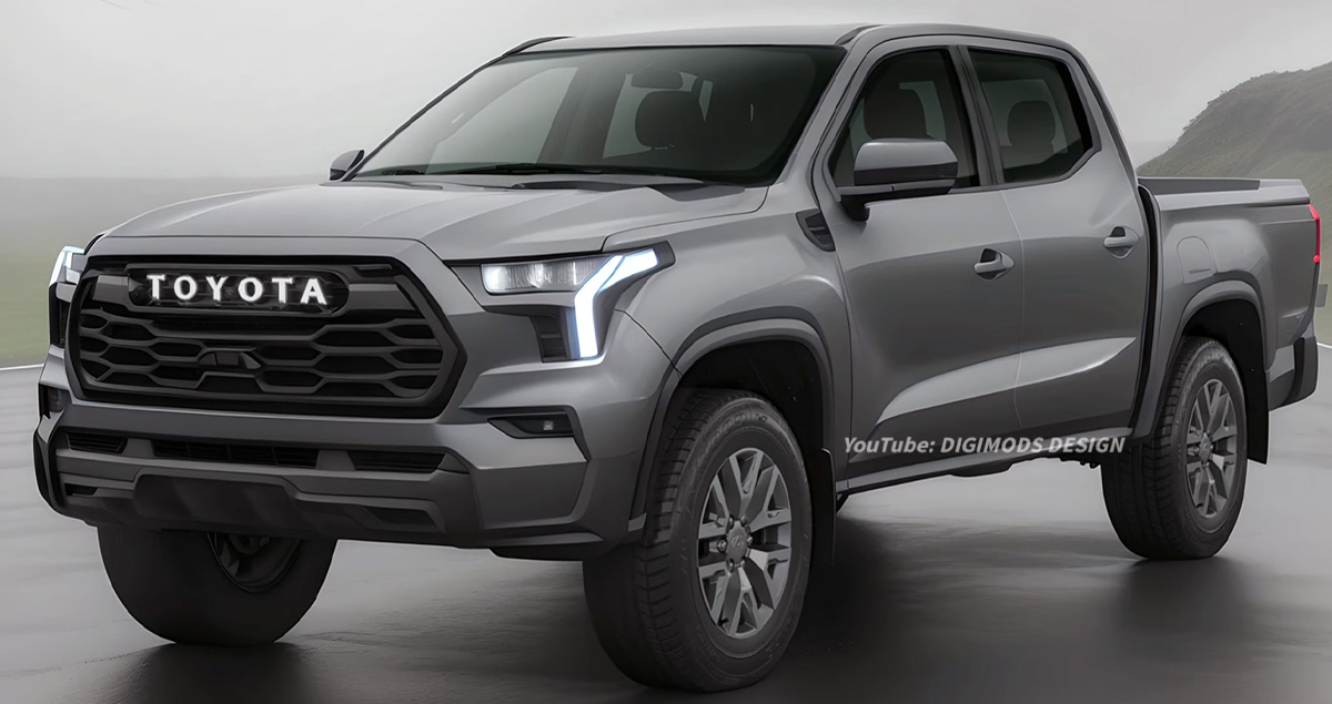 TOYOTA HILUX EV เตรียมผลิตปี 2025 โดยผลิตเพียง 5,000 คัน * ภาพในจินตนาการ