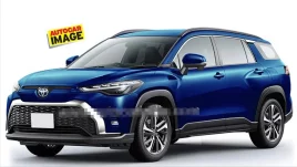 TOYOTA 340D อาจเป็นรุ่นขยาย Corolla CROSS เวอร์ชั่น 7 ที่นั่งในอินเดีย