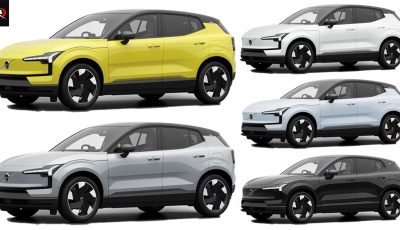 5 สีตัวถัง VOLVO EX30 480 กม./ชาร์จ WLTP ราคาไทย 1.59 – 1.89 ล้านบาท