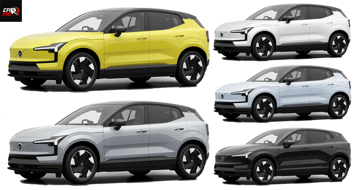 5 สีตัวถัง VOLVO EX30 480 กม./ชาร์จ WLTP ราคาไทย 1.59 – 1.89 ล้านบาท