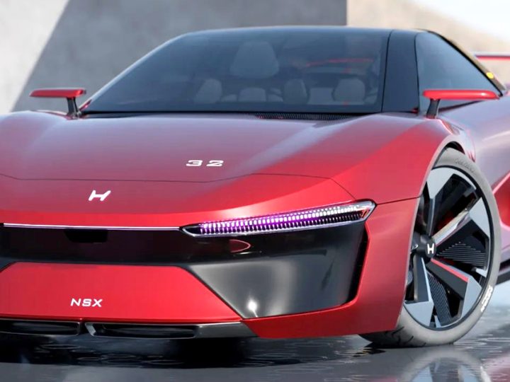 HONDA NSX EV ไฟฟ้าสปอร์ต จะได้รับการเปิดตัวในอนาคต * ภาพอิงจากทีเซอร์