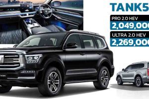 ขายไทยราคา 2.04 - 2.26 ล้านบาท TANK 500 HEV ไฮบริด 2.0T 248 แรงม้า