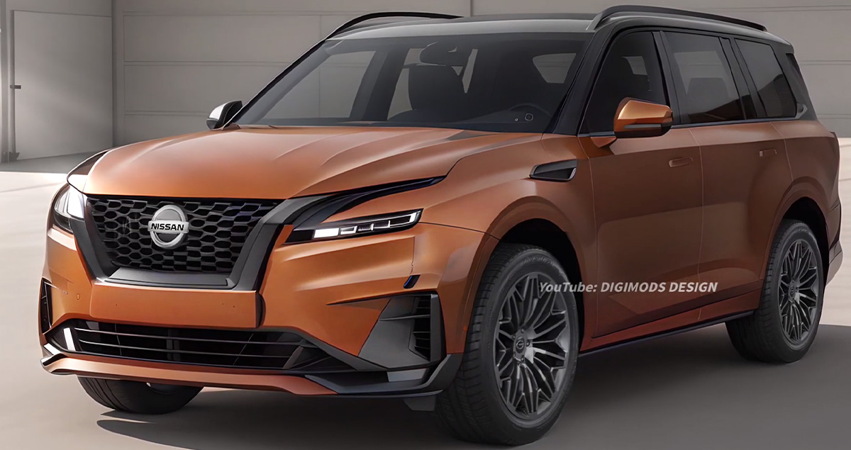 NISSAN PATROL Full Size SUV พร้อม V6 เทอร์โบคู่ 423 แรงม้า ก่อนเปิดตัวในสหรัฐฯ * ภาพเรนเดอร์