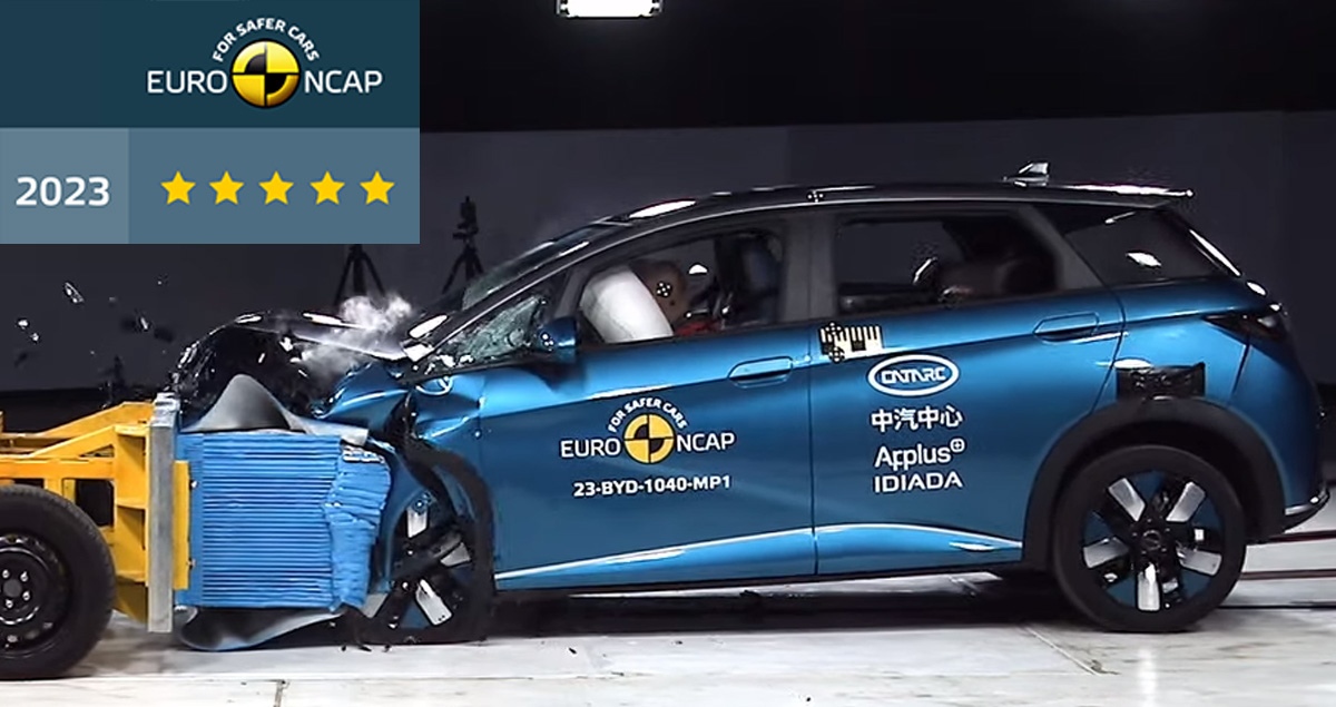 ความปลอดภัย 5 ดาว EURO NCAP ยุโรป BYD DOLPHIN EV