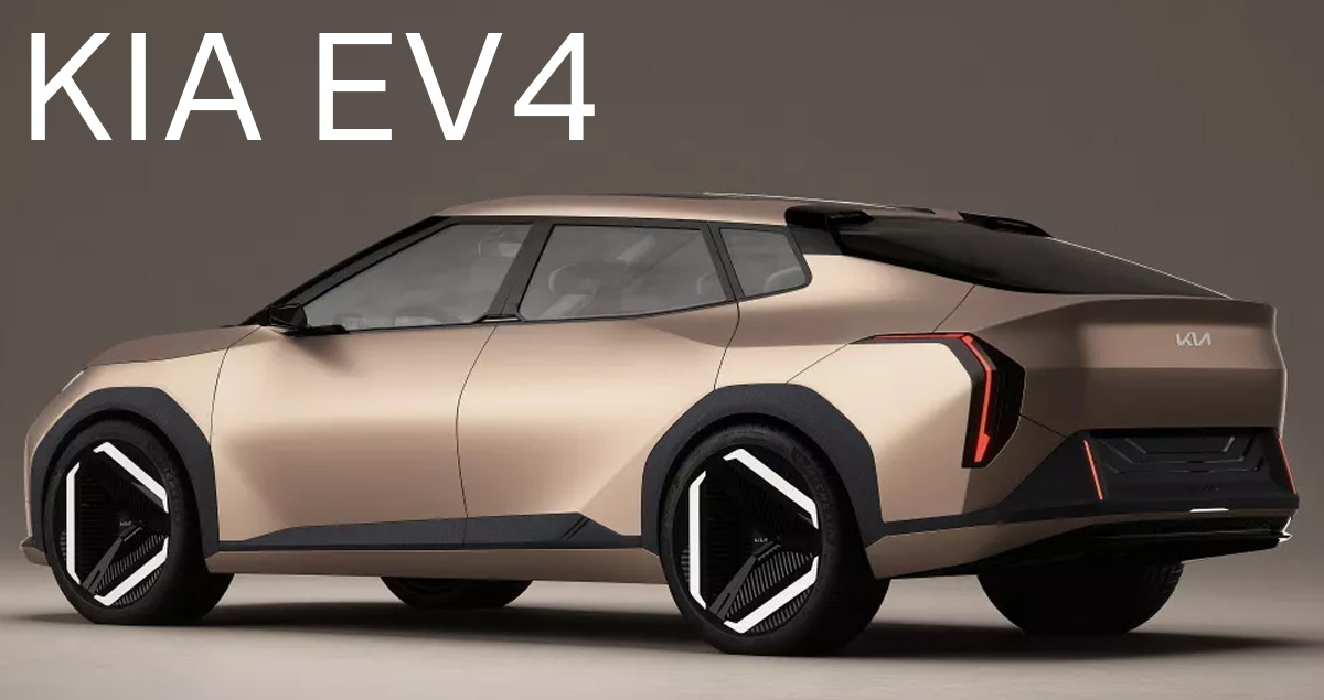 Official : KIA EV4 Electric Stinger Concept ต้นแบบไฟฟ้า ตัวเล็กกว่า EV6