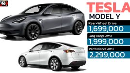 ปรับลดราคาไทย 250,000 บาท TESLA MODEL Y ราคา 1.69 - 2.29 ล้านบาท 455 - 533 กม./ชาร์จ WLTP