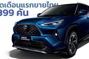 ขายเดือนแรกในไทย 2,399 คัน ตุลาคม 2566 TOYOTA YARIS CROSS HEV