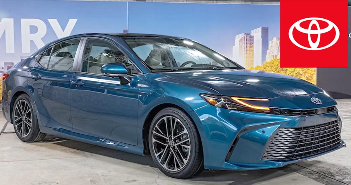 ภาพคันจริง TOYOTA CAMRY เจนที่ 9 ไฮบริด AWD 232 แรงม้า เปิดตัวในสหรัฐฯ