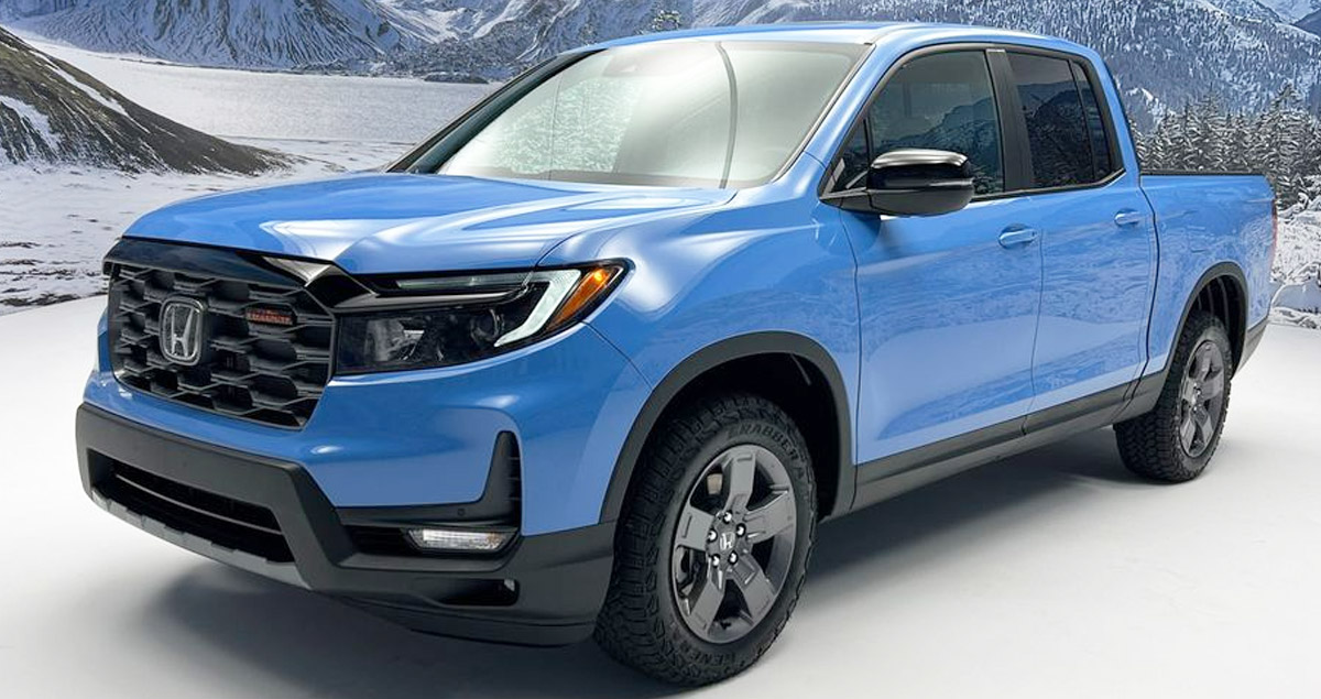 เปิดขายในสหรัฐฯ 1.42 ล้านบาท HONDA Ridgeline TrailSport 2024 3.5L V6 280 แรงม้า