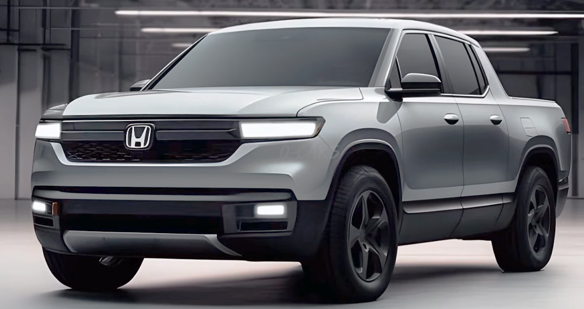 Honda Ridgeline กระบะคันเล็ก Unibody เตรียมปรับปรุงใหม่ปีหน้า ในสหรัฐฯ *ภาพเรนเดอร์