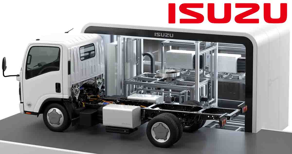 ISUZU EVision Cycle Concept バッテリー交換ステーション これは電気輸送の未来です。