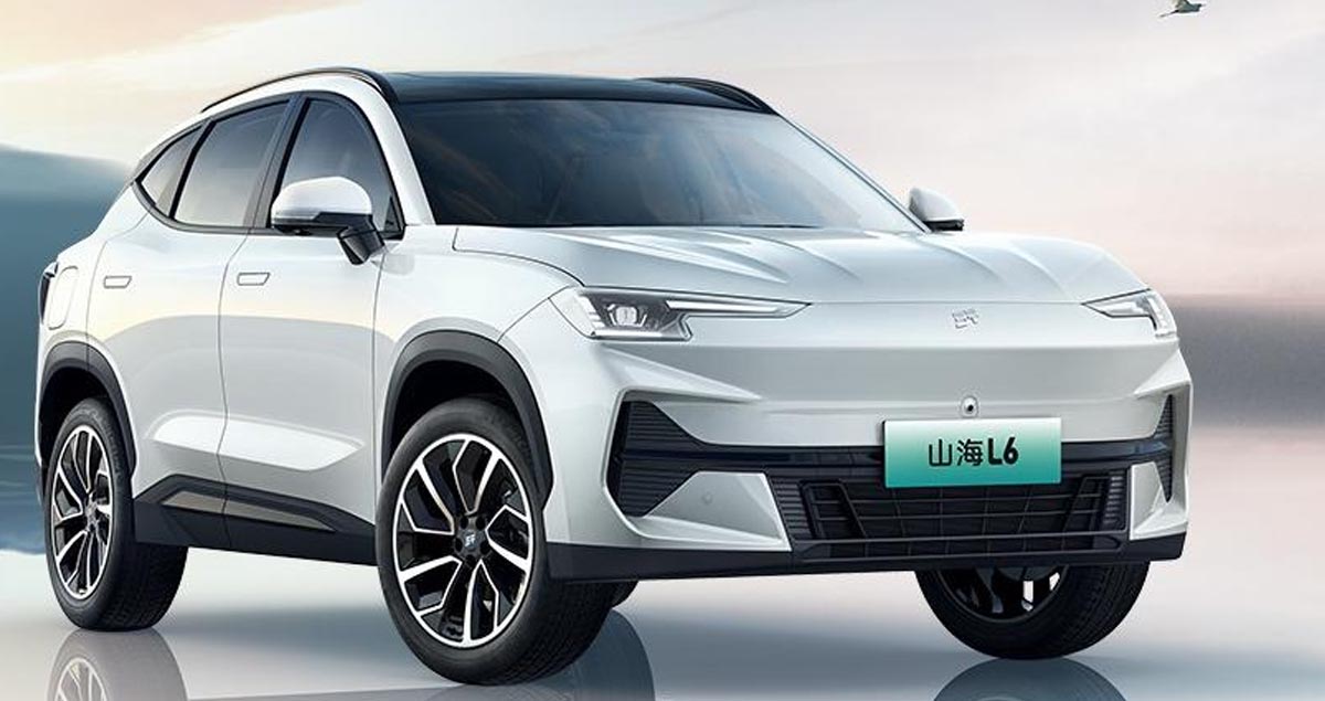 Jetour L6 SUV-Coupe ปลั๊กอินไฮบริด ก่อนขายในจีน