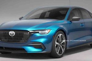 MAZDA 3 ปลั๊กอินไฮบริด PHEV และ ไฟฟ้า BEV เตรียมเปิดตัวในอนาคต * ภาพเรนเดอร์