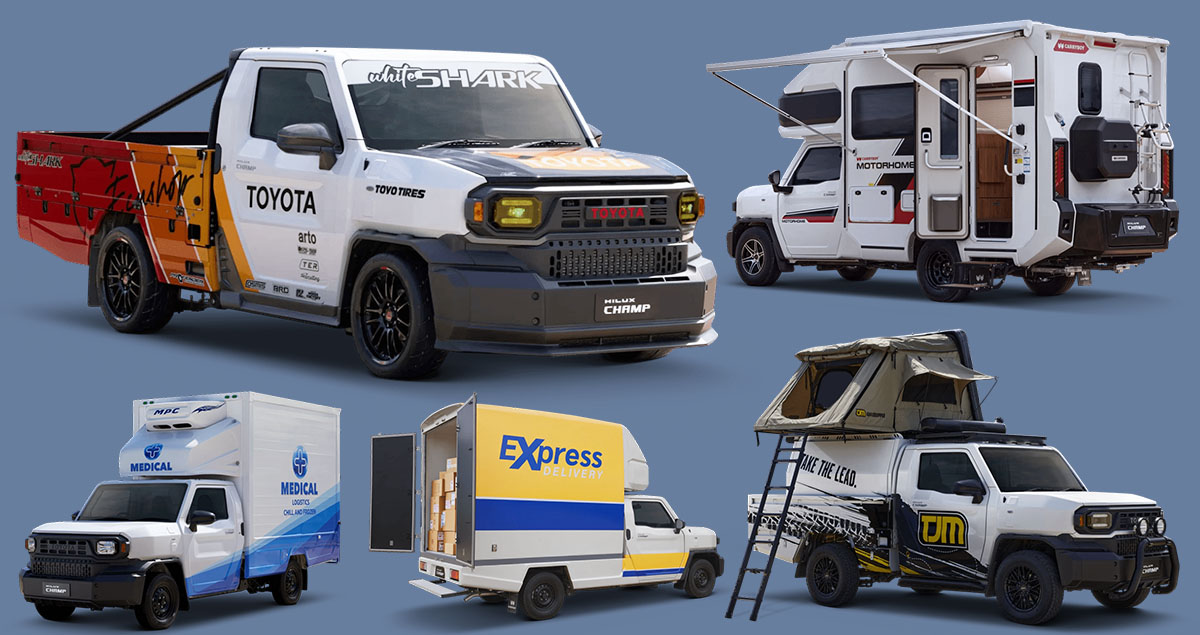 Toyota Hilux CHAMP 8 รุ่นย่อย ราคาไทย 459,000 – 562,000 บาท 2024-2025