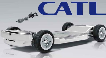 CATL แพลตฟอร์มสเก็ตบอร์ด CIIC วิ่งได้สูงสุด 1,000 กม./ชาร์จ ชาร์จ 5 นาที 300 กม.