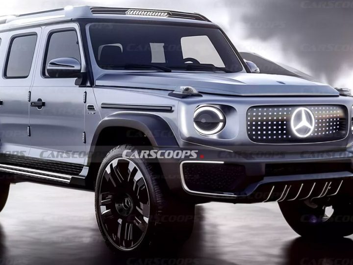 Mercedes-Benz G-Class Baby ออฟโรดไฟฟ้าใหม่ ก่อนการเปิดตัว 2026 * ภาพในจินตนาการ