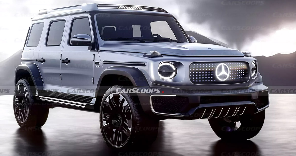 Mercedes-Benz G-Class Baby ออฟโรดไฟฟ้าใหม่ ก่อนการเปิดตัว 2026 * ภาพในจินตนาการ