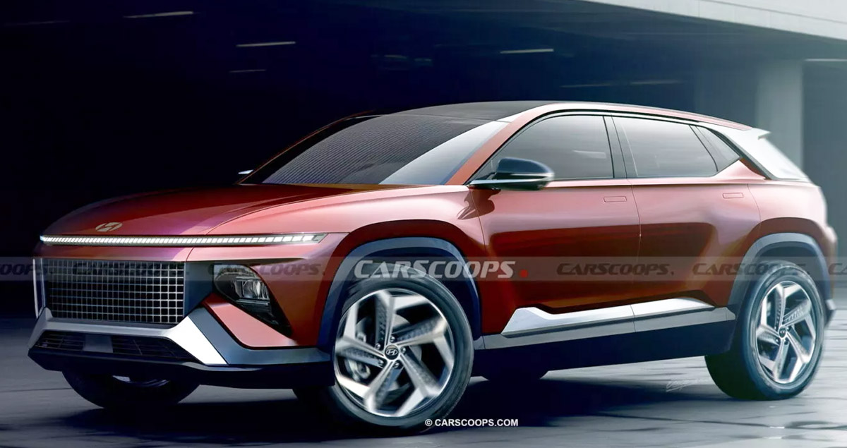 Hyundai Nexo กำลังสร้างรุ่นเซลล์เชื้อเพลิงไฮโดรเจนโฉมใหม่ ก่อนเปิดตัว * ภาพเรนเดอร์