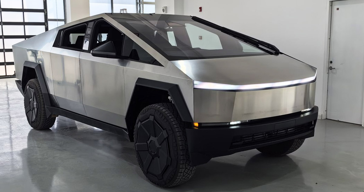 ภาพคันจริงในจีน TESLA Cybertruck เตรียมโชว์ 8 คันใน 8 เมืองของประเทศจีน