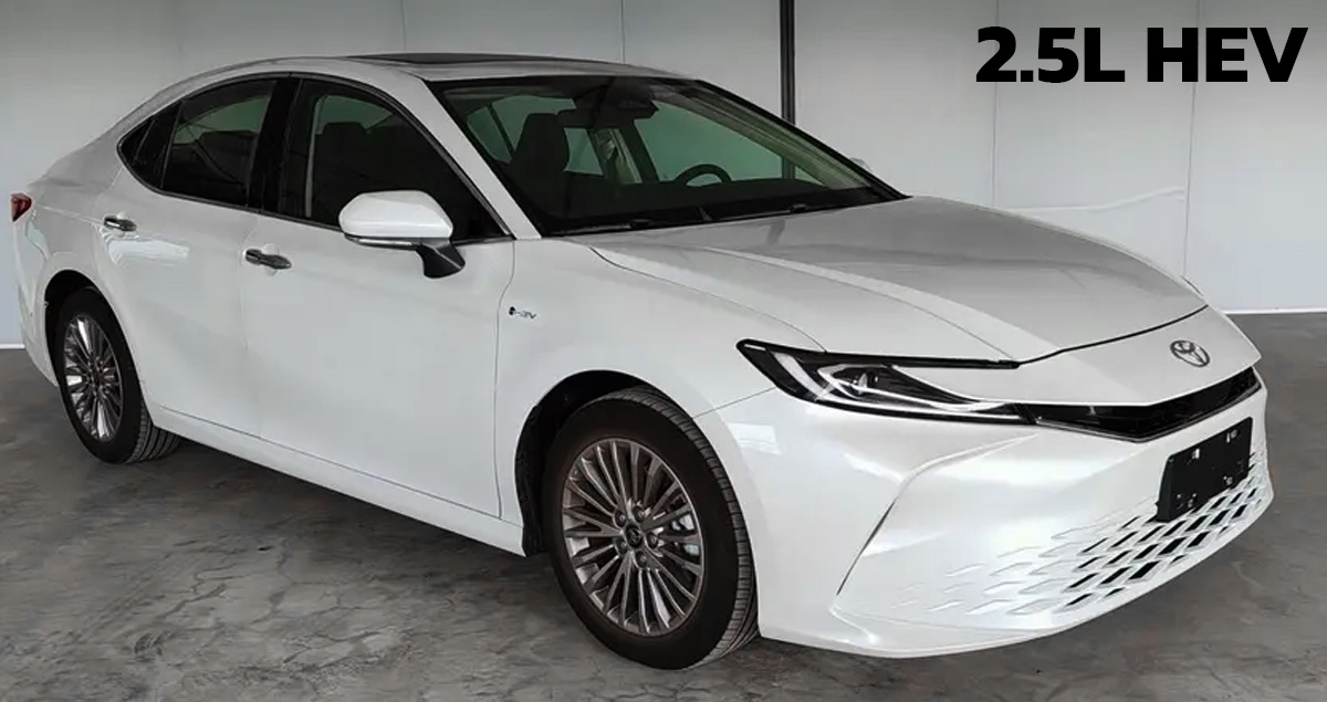 เตรียมเปิดตัวในจีน 2.5 ไฮบริด 232 แรงม้า TOYOTA CAMRY เจนที่ 9