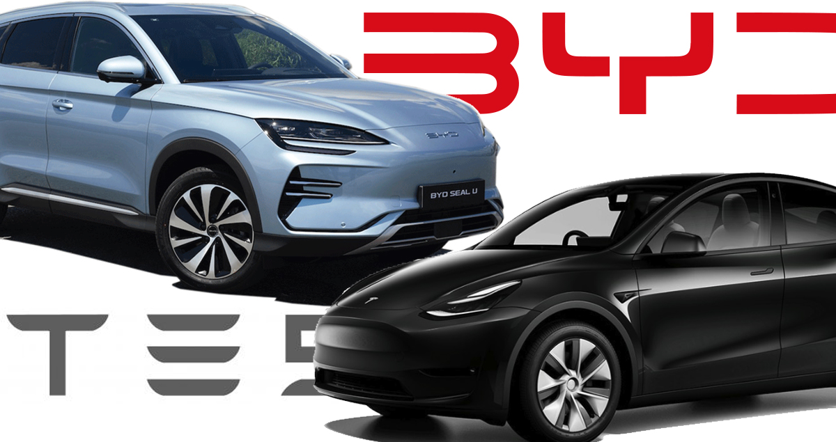 TESLA และ BYD ครองส่วนแบ่งตลาดรถยนต์ไฟฟ้าทั่วโลก 35.6% ในปี 2023