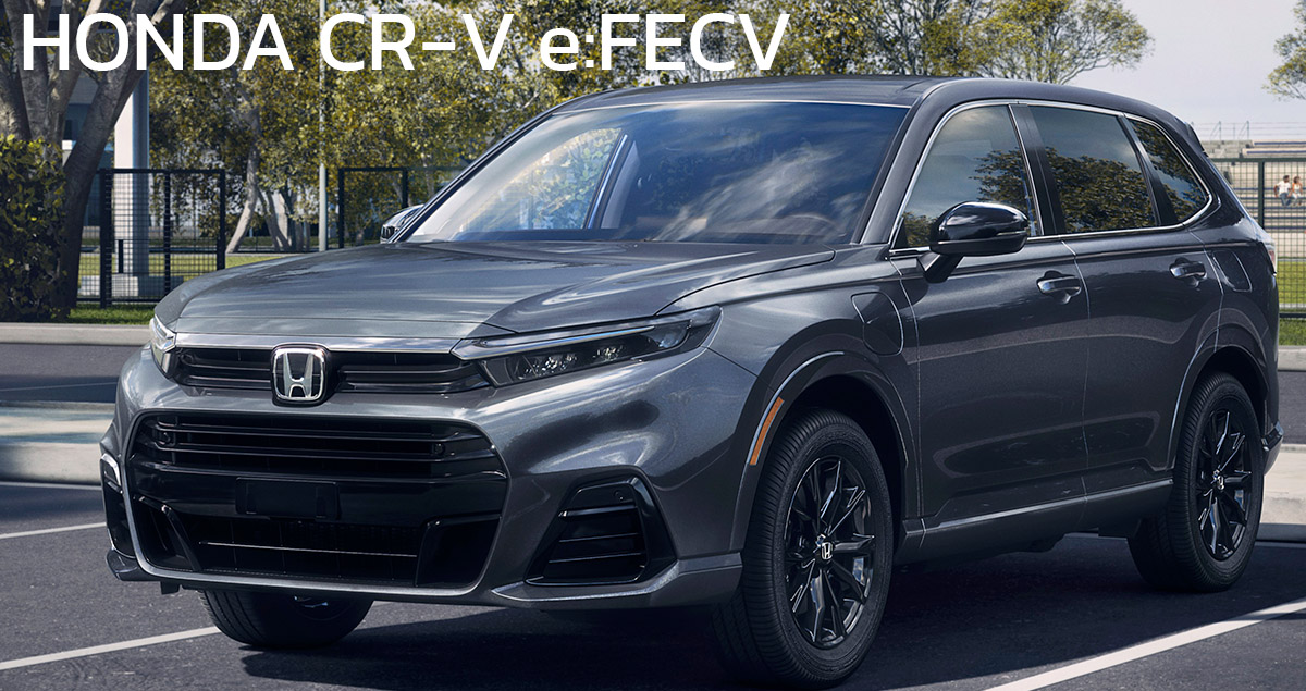 เปิดตัว HONDA CR-V e:FCEV วิ่งได้ 434.5 กม. EPA / การเติมเชื้อเพลิง ในสหรัฐฯ