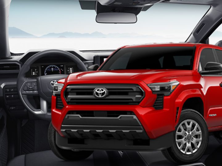 อัตราสิ้นเปลือง 8.5 กม./ลิตร EPA TOYOTA TACOMA SR รุ่นเริ่มต้น 2 ประตู และ 4 ประตู 2.4T i-FORCE 278 แรงม้า 1.28 ล้านบาทในสหรัฐฯ