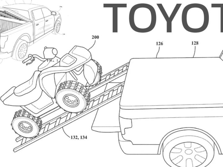 TOYOTA จดสิทธิบัตร ฝาครอบกระบะท้ายพร้อมทางลาดในการบรรทุกในตัว