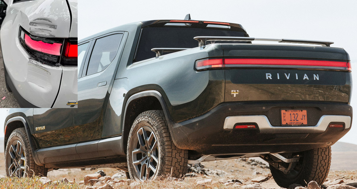 ชนท้ายโดนค่าซ่อม 777,000 บาทในสหรัฐฯ Rivian R1T กระบะไฟฟ้าใหม่