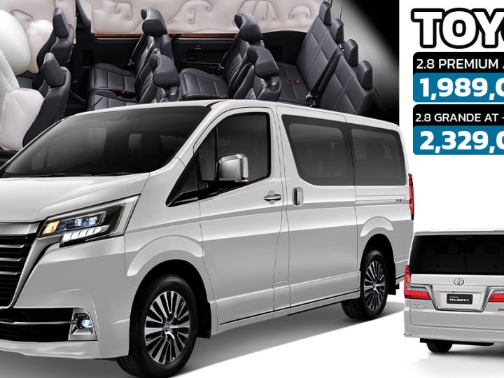 เปิดขายไทย 1.98 – 2.32 ล้านบาท TOYOTA MAJESTY MY2024 เบาะนั่ง 4 แถว 11 ที่นั่ง ในรูปแบบ 2+3+2+4