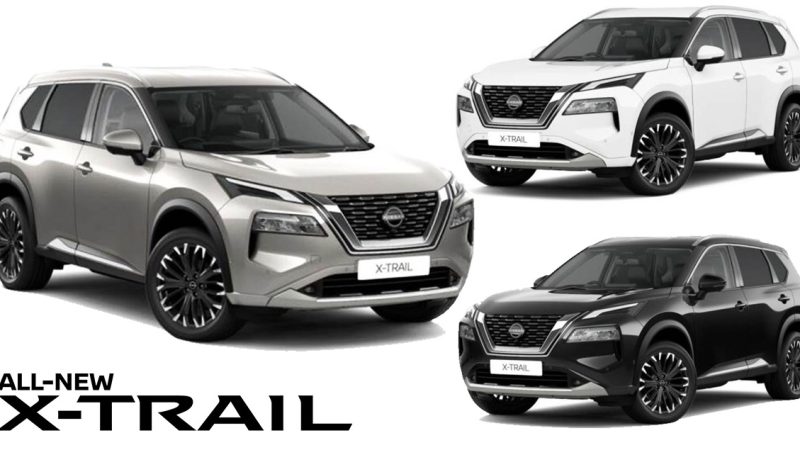 3 สีตัวถังก่อนเปิดตัวปลายเดือนในอินเดีย NISSAN X-Trail SUV 1.5T 201 แรงม้า