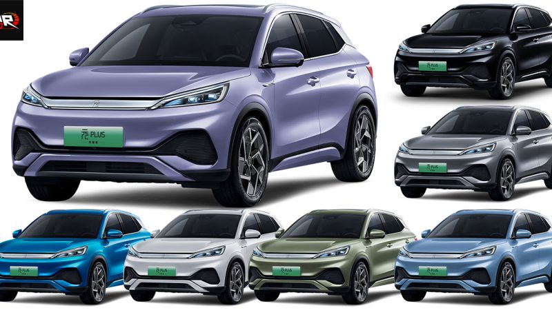 7 สีตัวถัง BYD Yuan PLUS /ATTO3  567,000 – 700,000 บาท ในจีน 430 – 510 กม./ชาร์จ CLTC