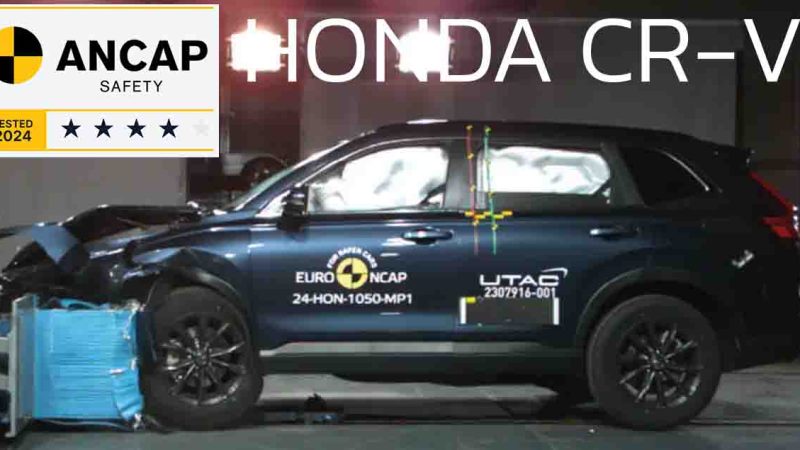 คะแนนความปลอดภัย 4 ดาว ANCAP HONDA CR-V ทดสอบในออสเตรเลีย