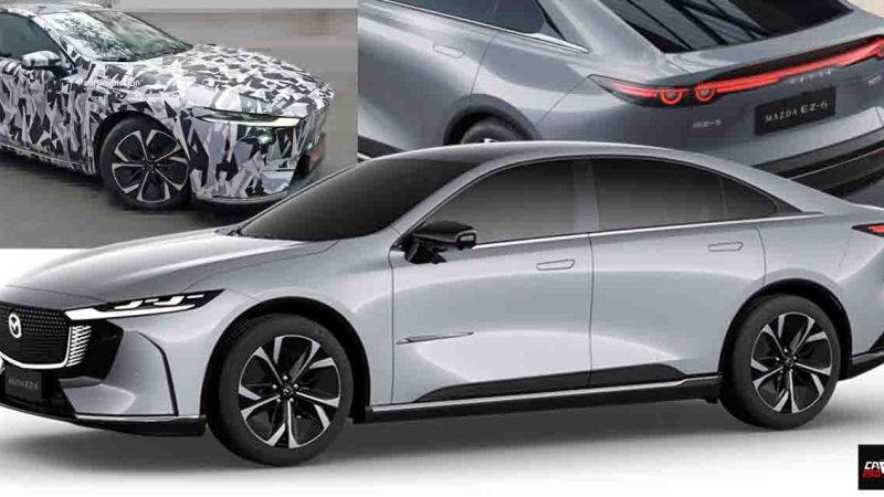 ทดสอบวิ่งในยุโรป MAZDA EZ-6 ซีดานไฟฟ้ารุ่นแรก 600 กม./ชาร์จ เตรียมเร็วๆนี้