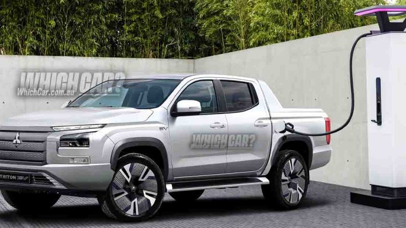 NEW MITSUBISHI TRITON ปลั๊กอินไฮบริด เปิดตัวในอนาคต * ภาพในจินตนาการ