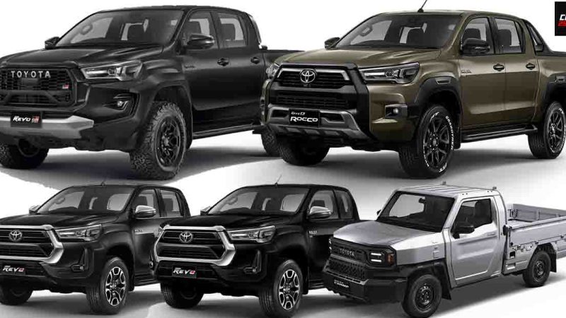 รวมราคา TOYOTA HILUX REVO ไฮลักซ์ รีโว้ / HILUX CHAMP ไฮลักซ์แชมป์ ใหม่ 2025