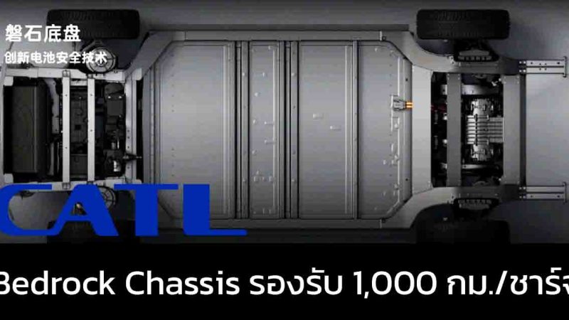 CATL เปิดตัว Bedrock Chassis รองรับ 1,000 กม./ชาร์จ ปลอดภัยต่อการชนสูง พร้อมติดตั้งใน Avatr, Changan Auto และ Huawei