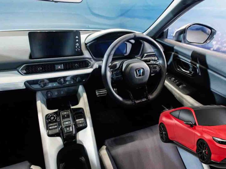 เผยภาพภายในห้องโดยสาร HONDA Prelude พื้นฐานเดียวกับ CIVIC , CR-V บนขุมกำลังไฮบริด