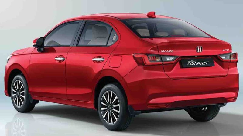 ราคา 307,000 บาทในอินเดีย HONDA AMAZE เจนที่ 3 เพิ่ม ADAS ใหม่ ประหยัด 19.46 กม./ลิตร