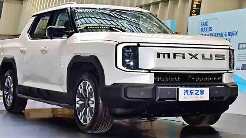 เปิดขายจีน 1.40 ล้านบาท MAXUS StarX EV กระบะไฟฟ้า 102.2kWh 560 กม./ชาร์จ CLTC
