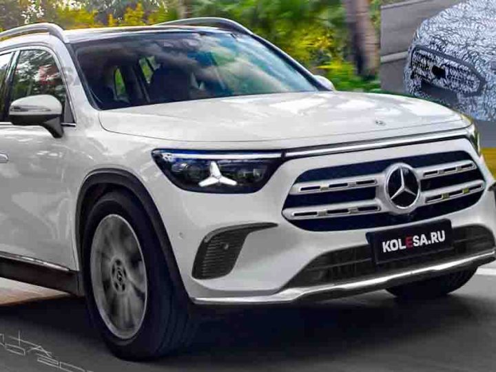 Mercedes Benz GLB ใหม่ เตรียมเปิดตัว พร้อมไฟฟ้าล้วน ในปี 2025